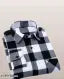 Men Slim Fit Checkered Button Down Collar Casual Shirt