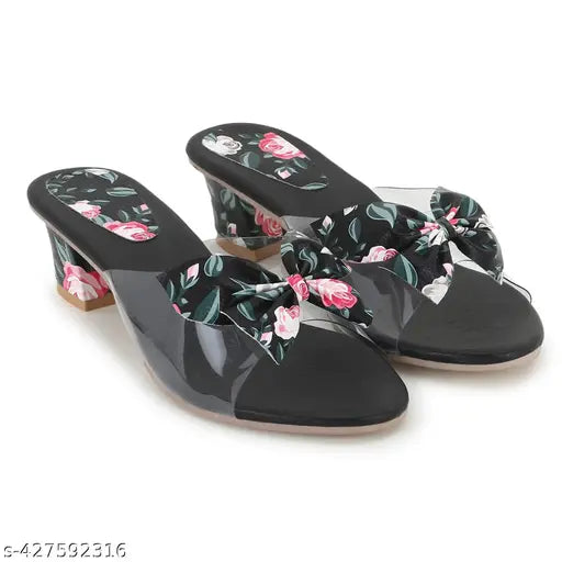 Heel For Women | Women Transparent Heel Sandal | Casual heel | Sandal For Women | Block Heel For Women | Heel Sandal Ladies | Women Slipper Sandal | College Girl Heel Sandal