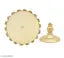 New Innovative Gold Metal Cake Stand Decorative Pedestal Display for Parties, Weddings & Dessert Tables