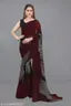Trendy Georgette Saree with Blouse piece