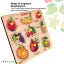 learning education fruti puzzle board for 3+ kids girls\boys toy\toys.