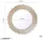 Handmade Macrame Mirror Color Off-White mirror kaifdiameter 10 inch tota...