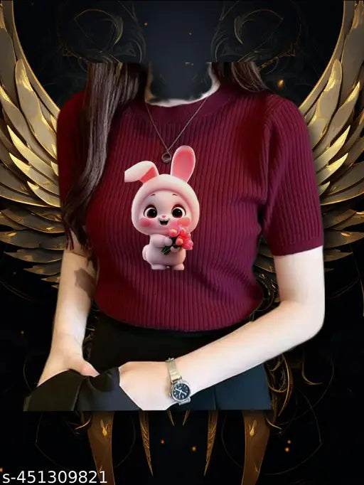 LITTLE DOLL RIB CROP TOP