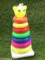 JVTS 7 ring toys teddy rings New Born Rock-a-stack Toddler Stack-7 color Ring Sets (Multicolor)