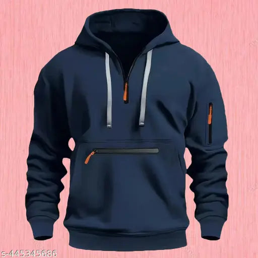 Mens fleece sweatshirts & hoodie men's casual winter hoodies sweatshirt