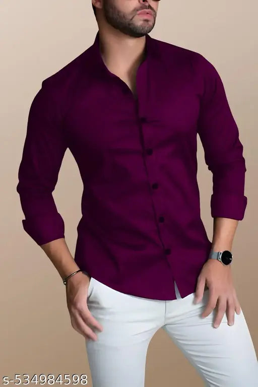 MACSAM Premium Stylish Shirts For Men - WINE