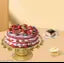 New Innovative Gold Metal Cake Stand Decorative Pedestal Display for Parties, Weddings & Dessert Tables
